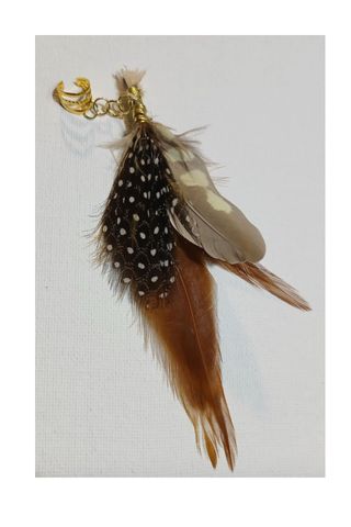 Ava Nicole Art Studio feather hair clip