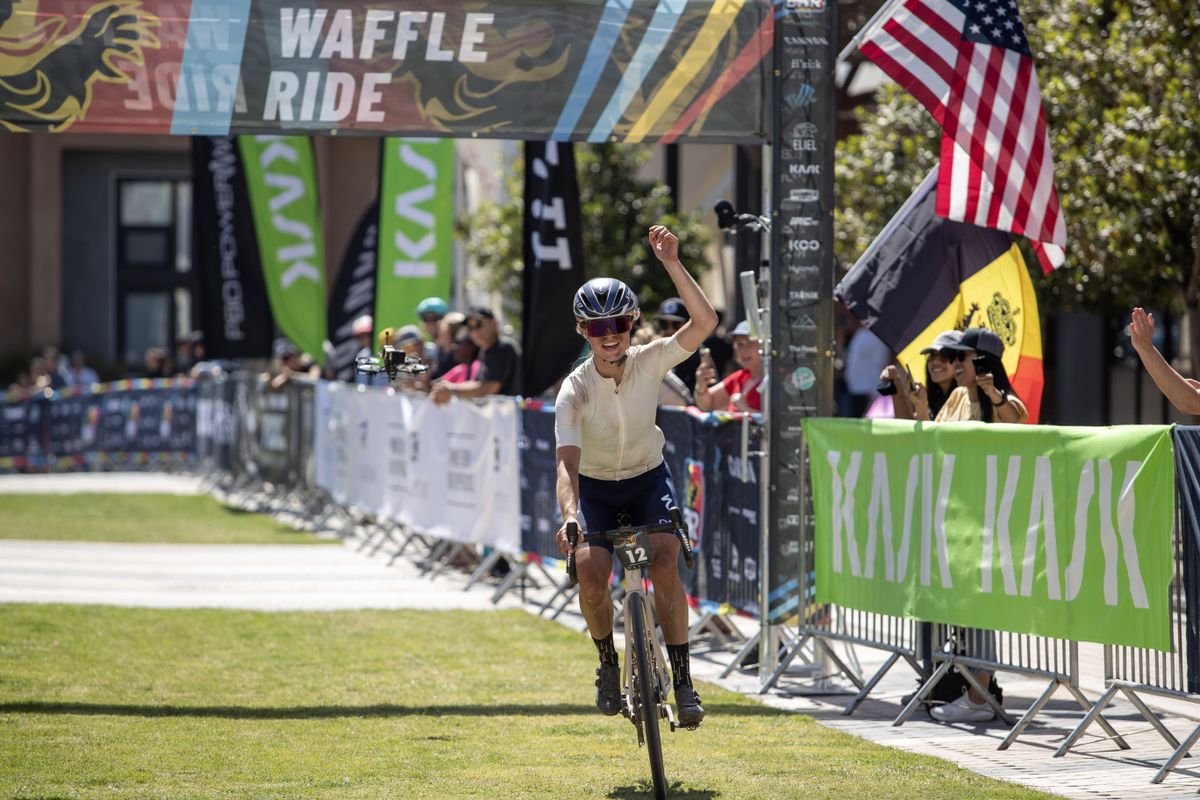 Moriah Wilson wins the 2022 Belgian Waffle Ride California