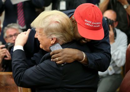 Kanye West and Trump