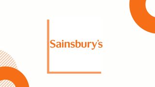 Sainsbury's supermarket logo with decoration around it