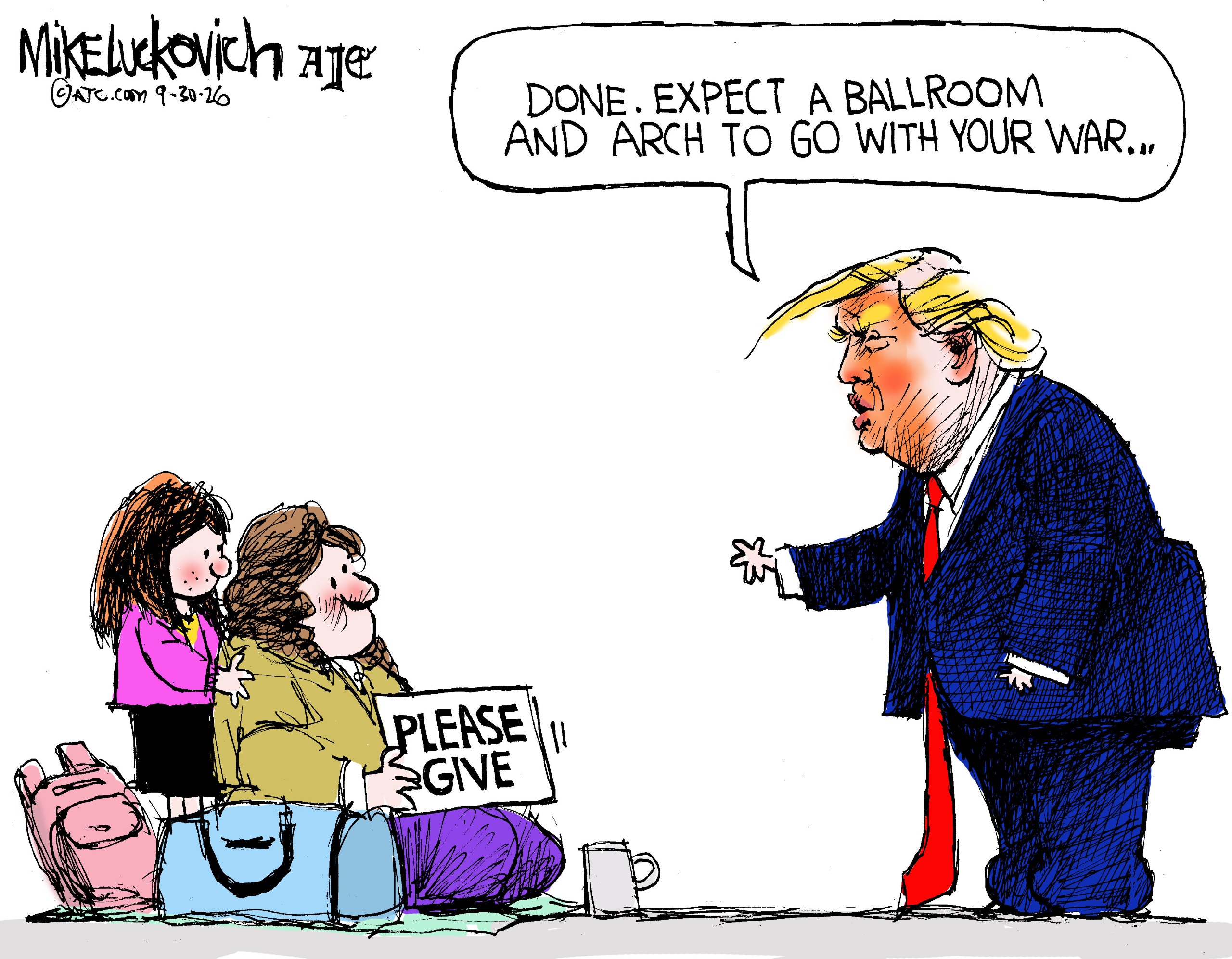 Political cartoon
