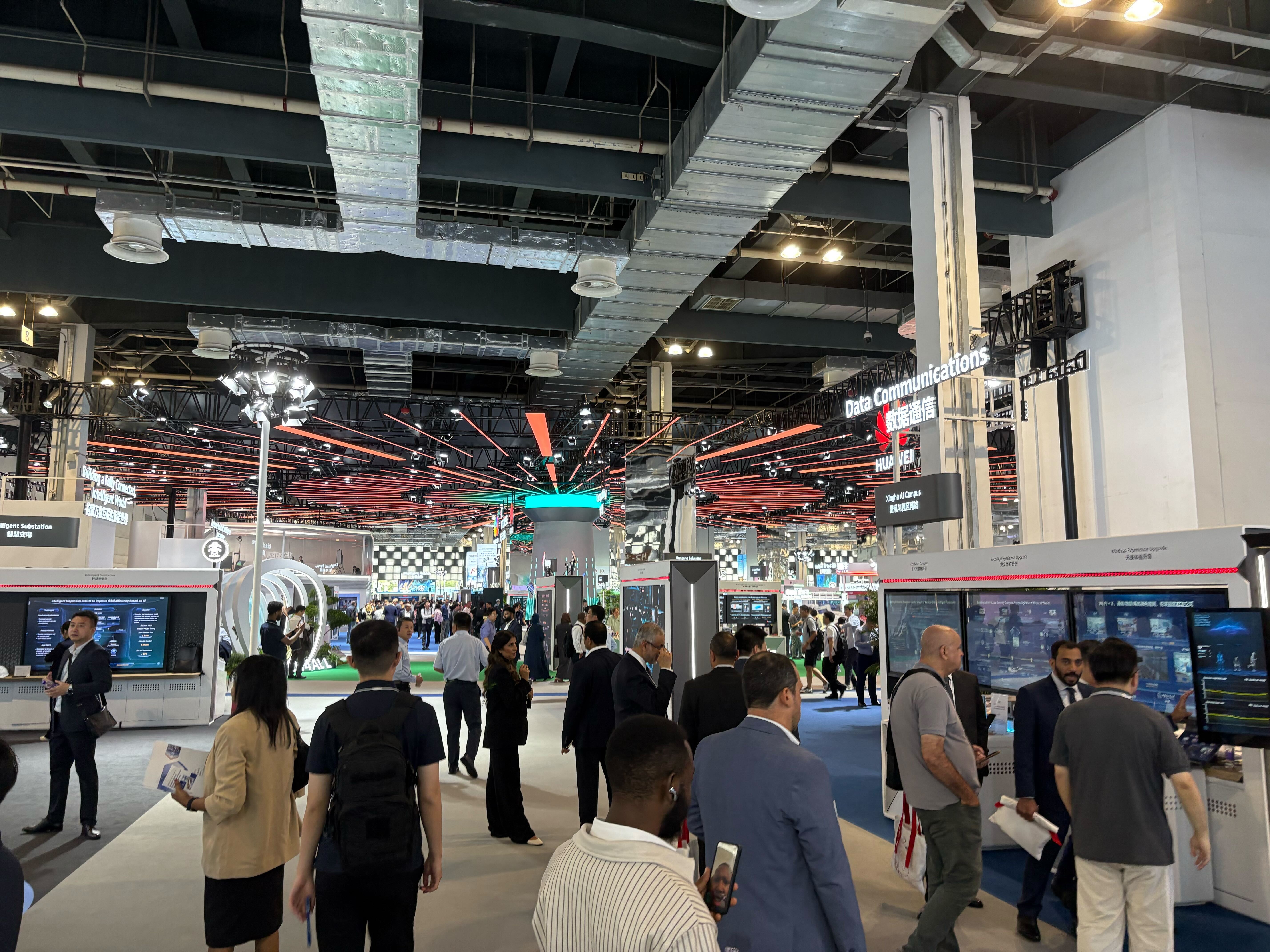 An image of inside Huawei connect