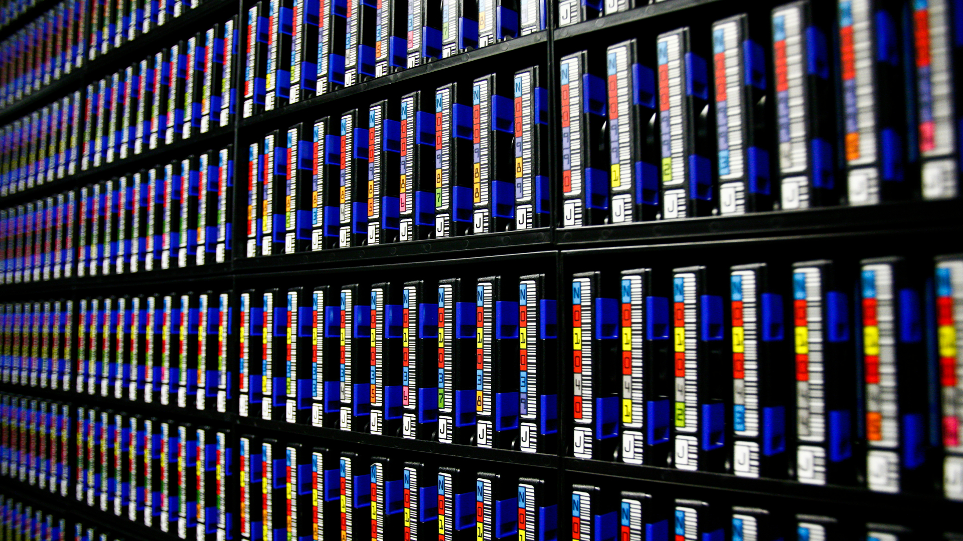 Tape Cartridges in a computer