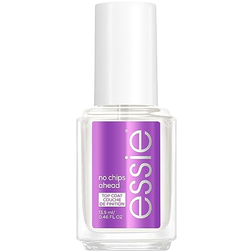 Essie No Chips Ahead Anti-Chip Top Coat With Acrylic Resin - Protection &amp;amp; Colour Retention - 13.5 Ml