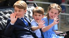 The event Prince George, Charlotte and Louis could attend explained. Seen here in the Jubilee carriage procession
