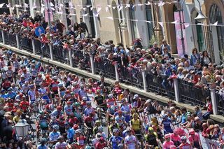 On the start for stage 7 of the Giro d'Italia