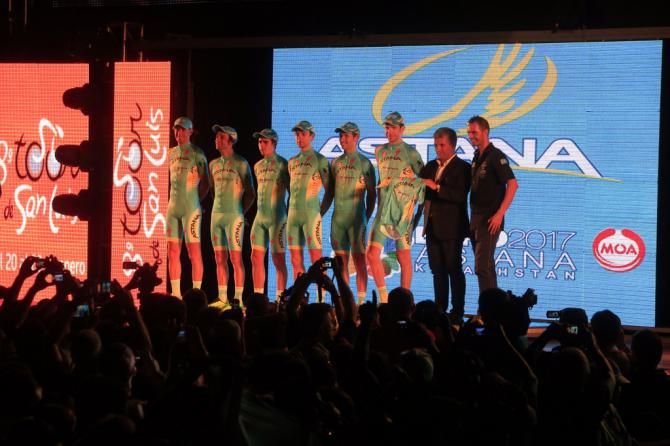 Astana with Vincenzo Nibali
