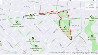 A screenshot of a Strava workout