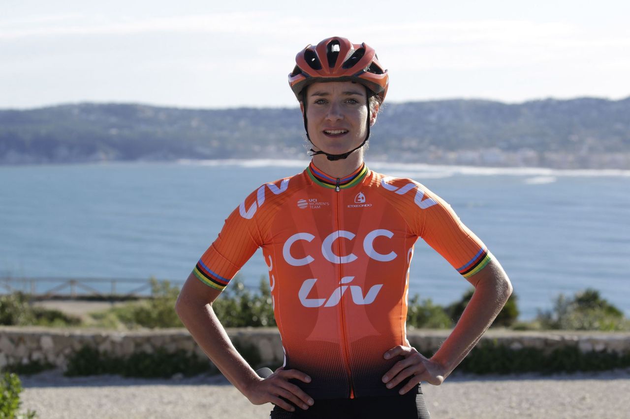 Marianne Vos in her new CCC-Liv kit