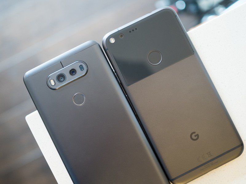 Google Pixel XL versus LG V20