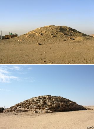 ancient step pyramid in Egypt