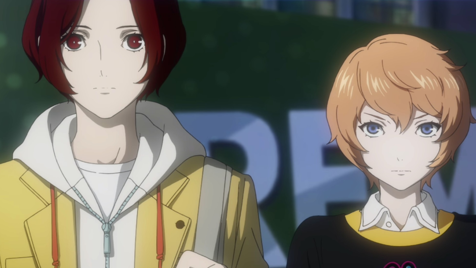 Wonder and Motoha Arai in Persona 5: The Phantom X