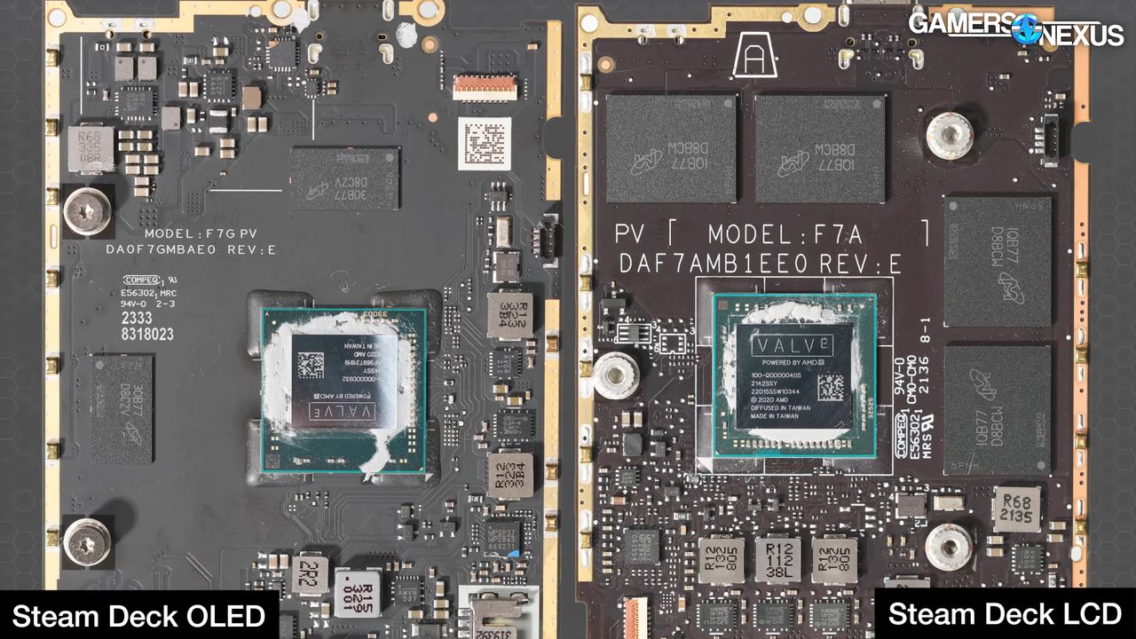 RAM Placement- Steam Deck OLED Vs Steam Deck LED