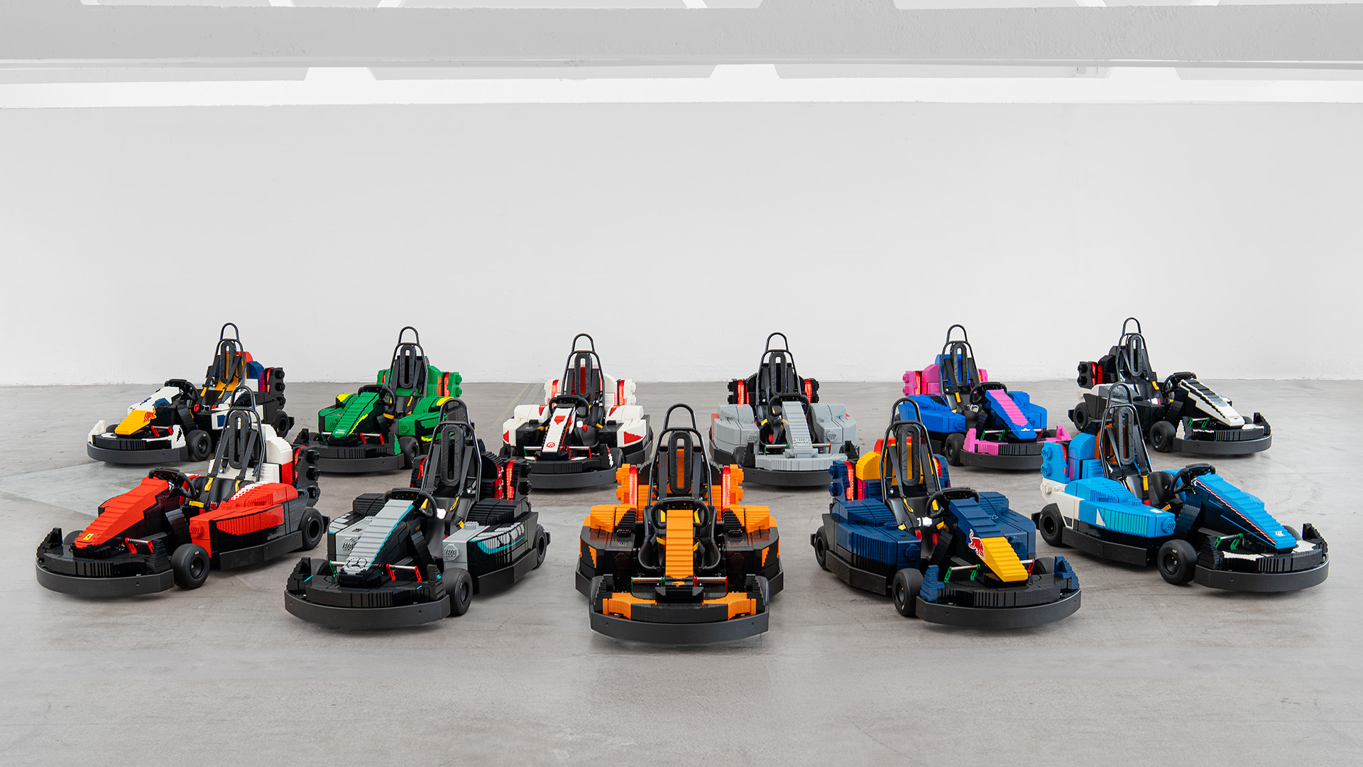 Lego F1 minicars