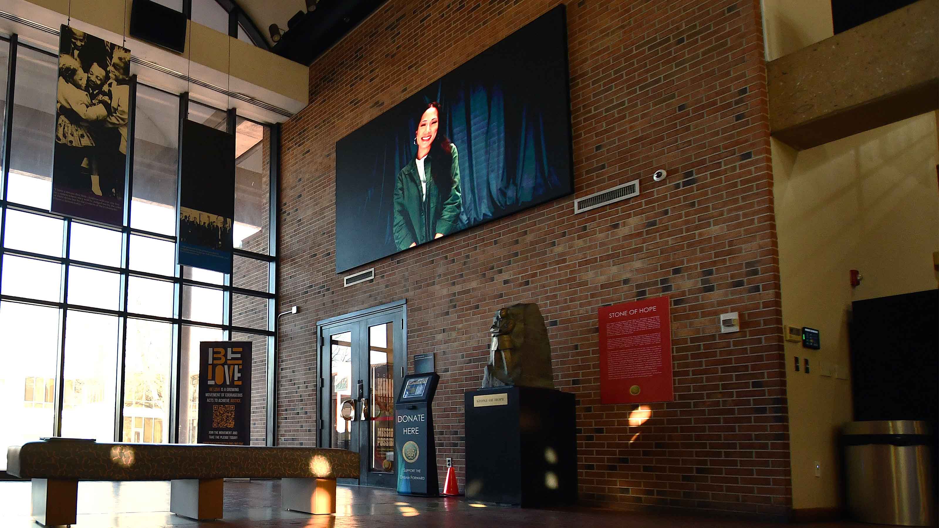 King Center Lobby Video Wall