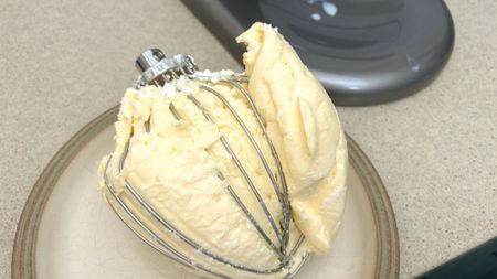 Fresh butter made in the KitchenAid 7-Quart