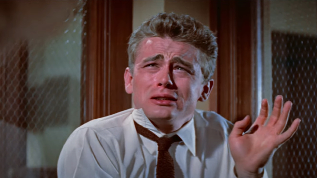 James Dean in Rebel Without a Cause