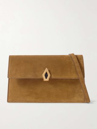 Parallel 22 Small Suede Shoulder Bag