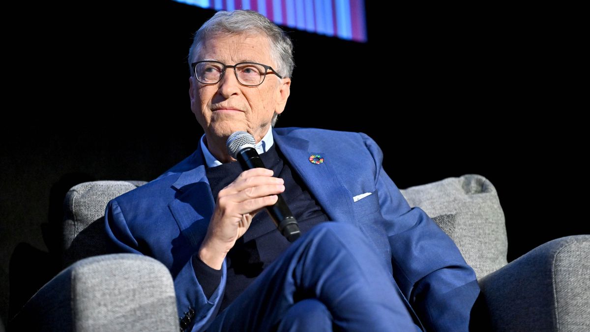 Bill Gates speaks onstage for a special conversation during &quot;What’s Next? The Future With Bill Gates&quot;at The Paris Theater on September 26, 2024 in New York City.