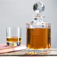 18.Engraved Crystal Decanter