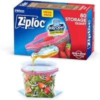 Ziploc Quart Food Storage Bags