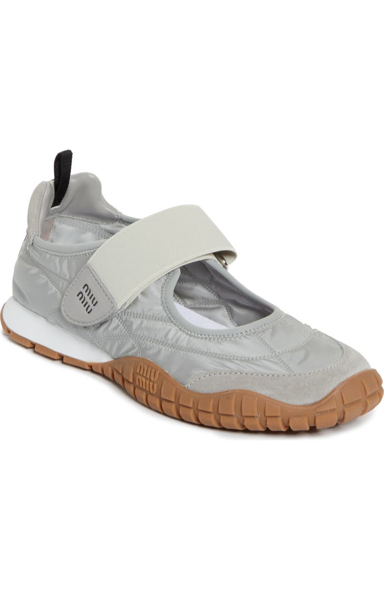 Sport Quilted Nylon Mary Jane Sneaker
