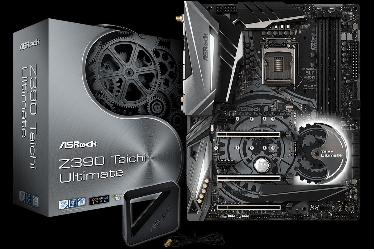 ASRock Z390 Taichi Ultimate Motherboard Review: All About the