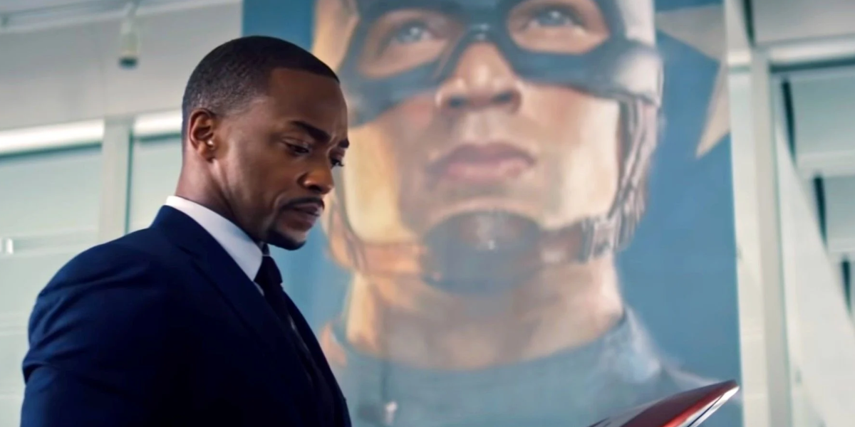 Anthony Mackie as Sam Wilson in &#039;The Falcon and the Winter Soldier.&#039;