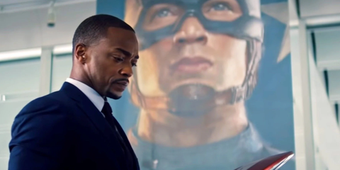 Anthony Mackie as Sam Wilson in 'The Falcon and the Winter Soldier.'