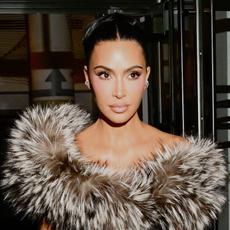 Kim Kardashian seen on Upper East Side on October 27, 2025 in New York City. 