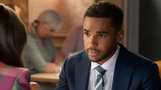 Lucien Laviscount as Alfie in Emily in Paris season 3