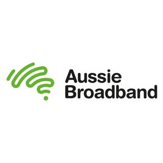 Aussie Broadband logo with text 