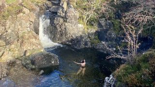 Bla Bheinn: a swim in Torrin Pools