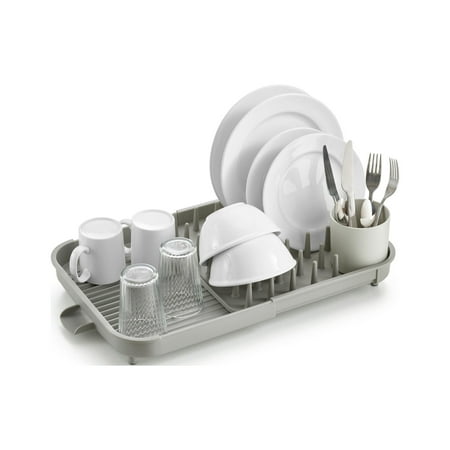 Joseph Joseph Duo Expandable Dish Drying Rack With Removable Cutlery Drainer &amp;ndash; Adjustable Kitchen Dish Rack for Countertops