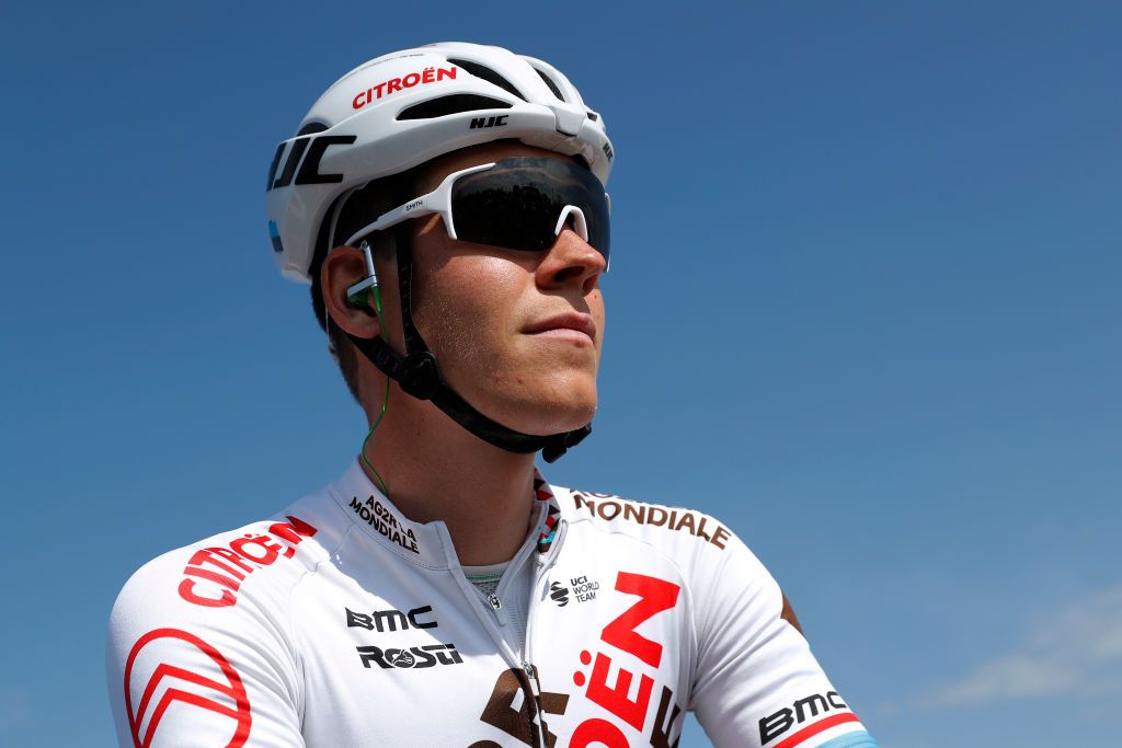 Bob Jungels (AG2R Citroën) at the start of the Amstel Gold Race