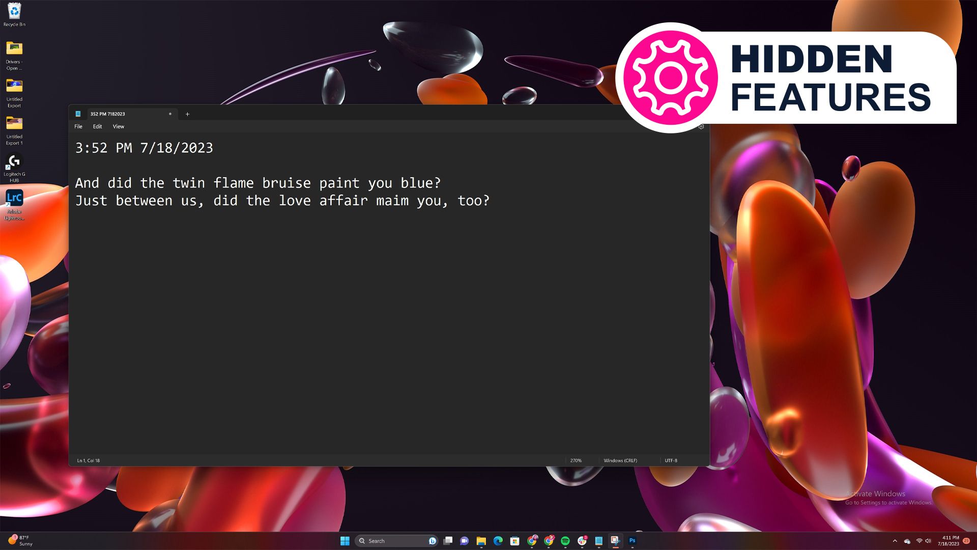 Why this secret feature made me love Windows Notepad all over again ...