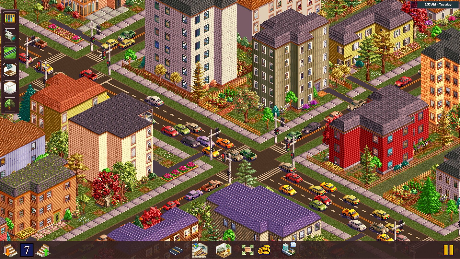  The maker of this beautiful retro city builder wants to include events like bank robberies, police chases, and zombie outbreaks 