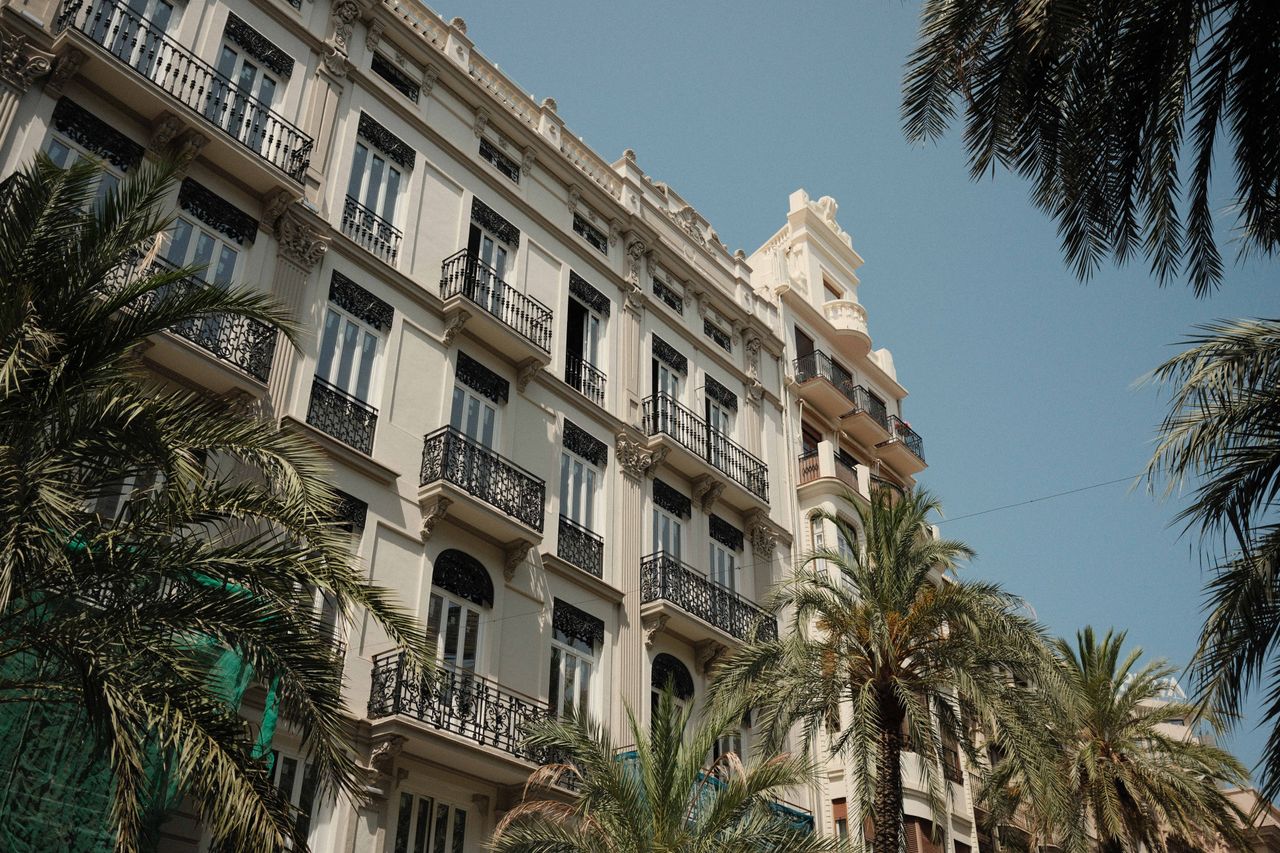 Large residential building in Valencia Spain