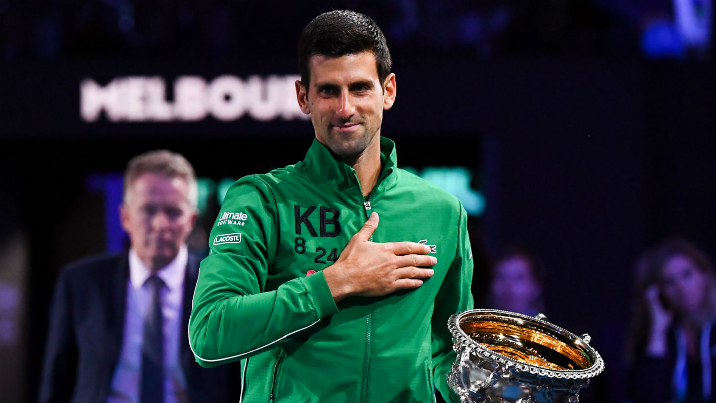 Novak Djokovic pays tribute to Kobe Bryant after Australian Open