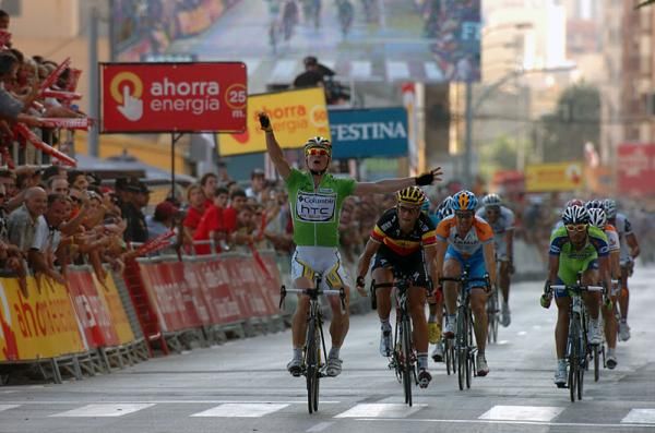Belgian national champion Tom Boonen and Liquigas' Daniel Bennati could not match the speed of Greipel.