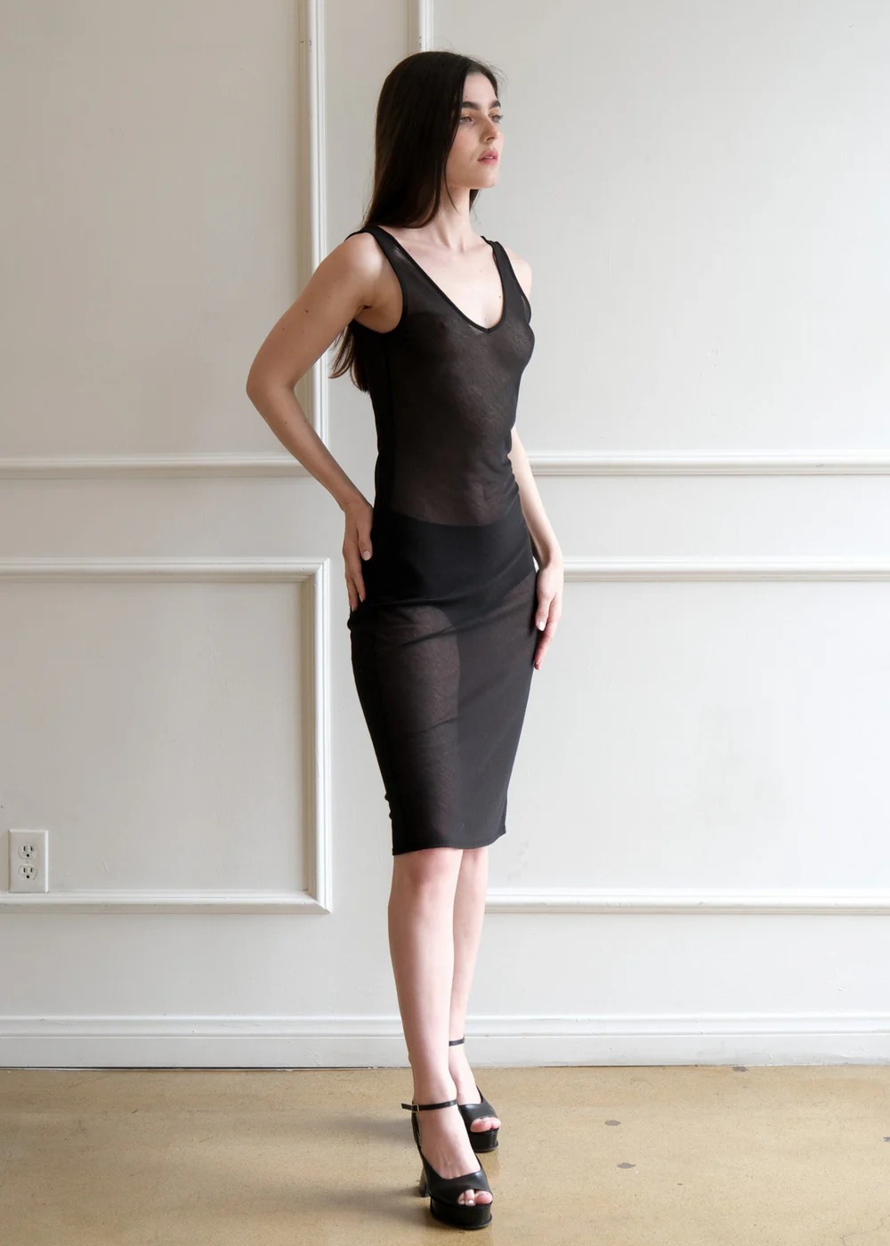 Geel Noah Slip Dress.