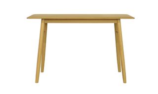 Ellesmere Console Table in natural oak with a streamlined look