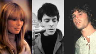 Composite picture of Nico, Lou Reed and Jim Morrison