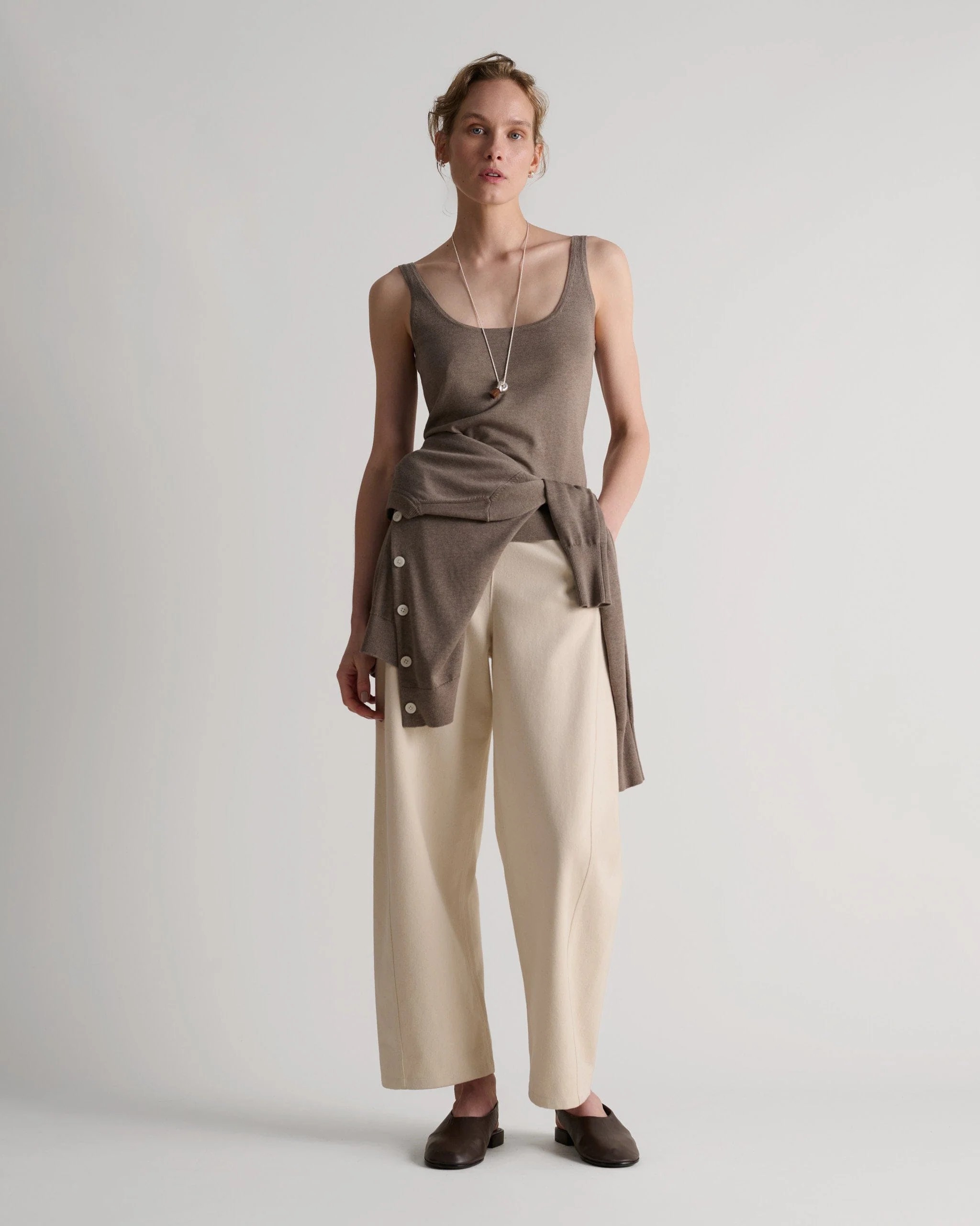Rise and Fall, Women's Silk-Cotton Vest