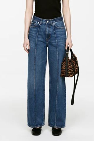 Arket Coral Pintuck Relaxed Jeans