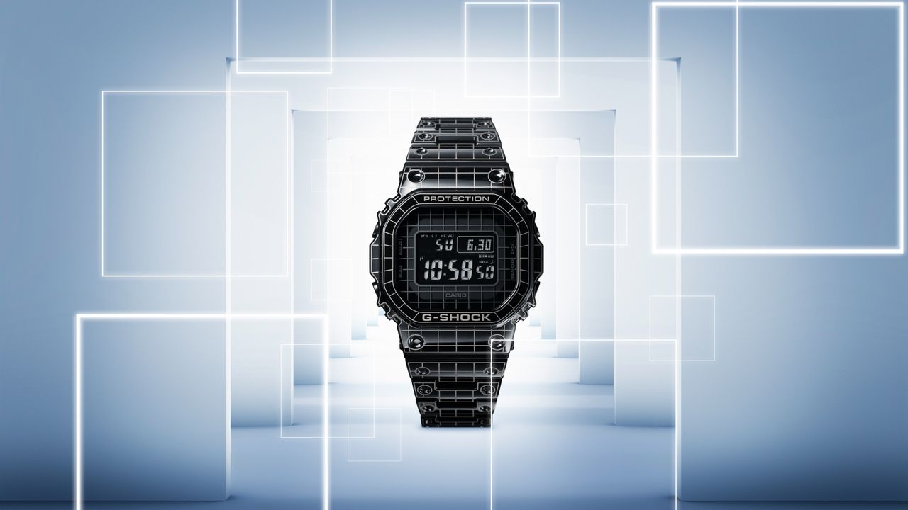 Casio G-Shock gets a striking new laser-carved grid design