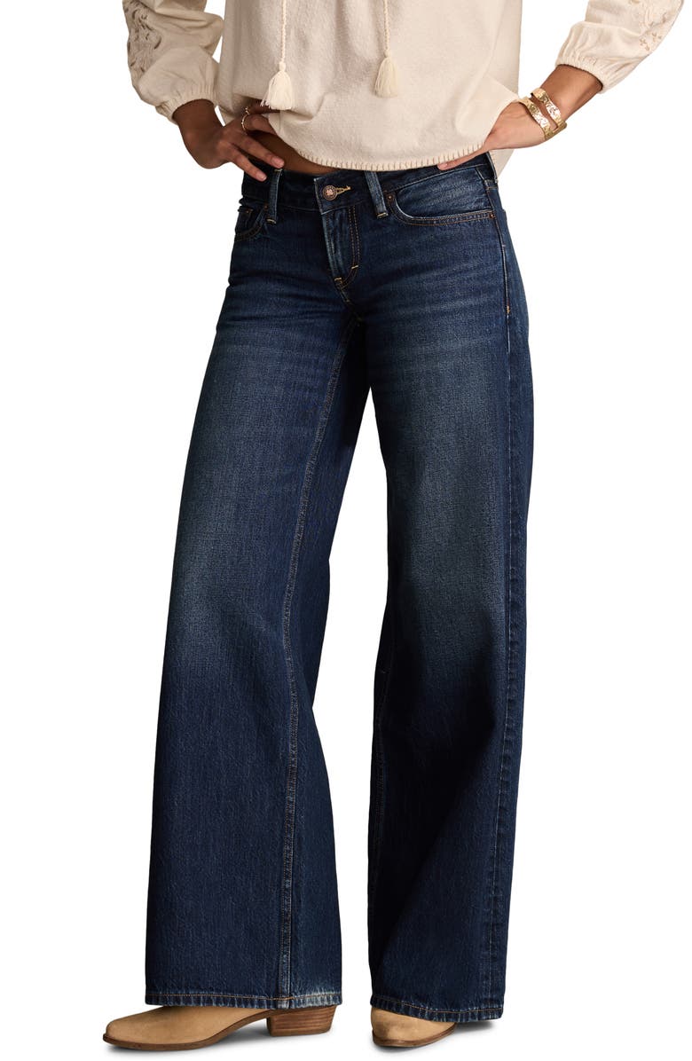Ultra Low Rise Baggy Wide Leg Jeans