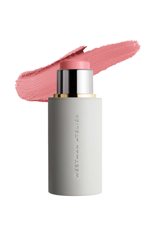 A Westman Atelier blush stick against a white background.