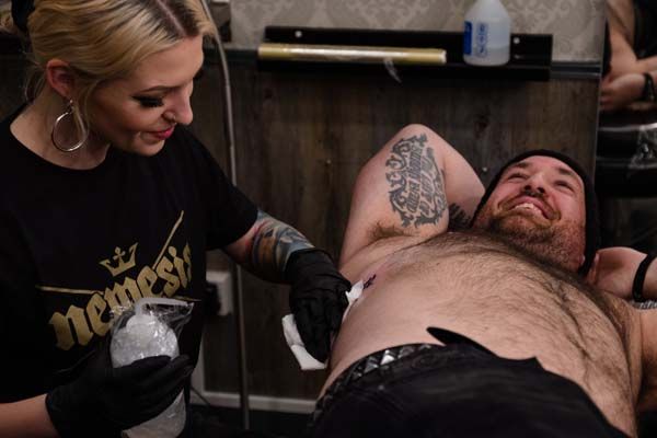 We attend the Ozzy album launch and tattoo event