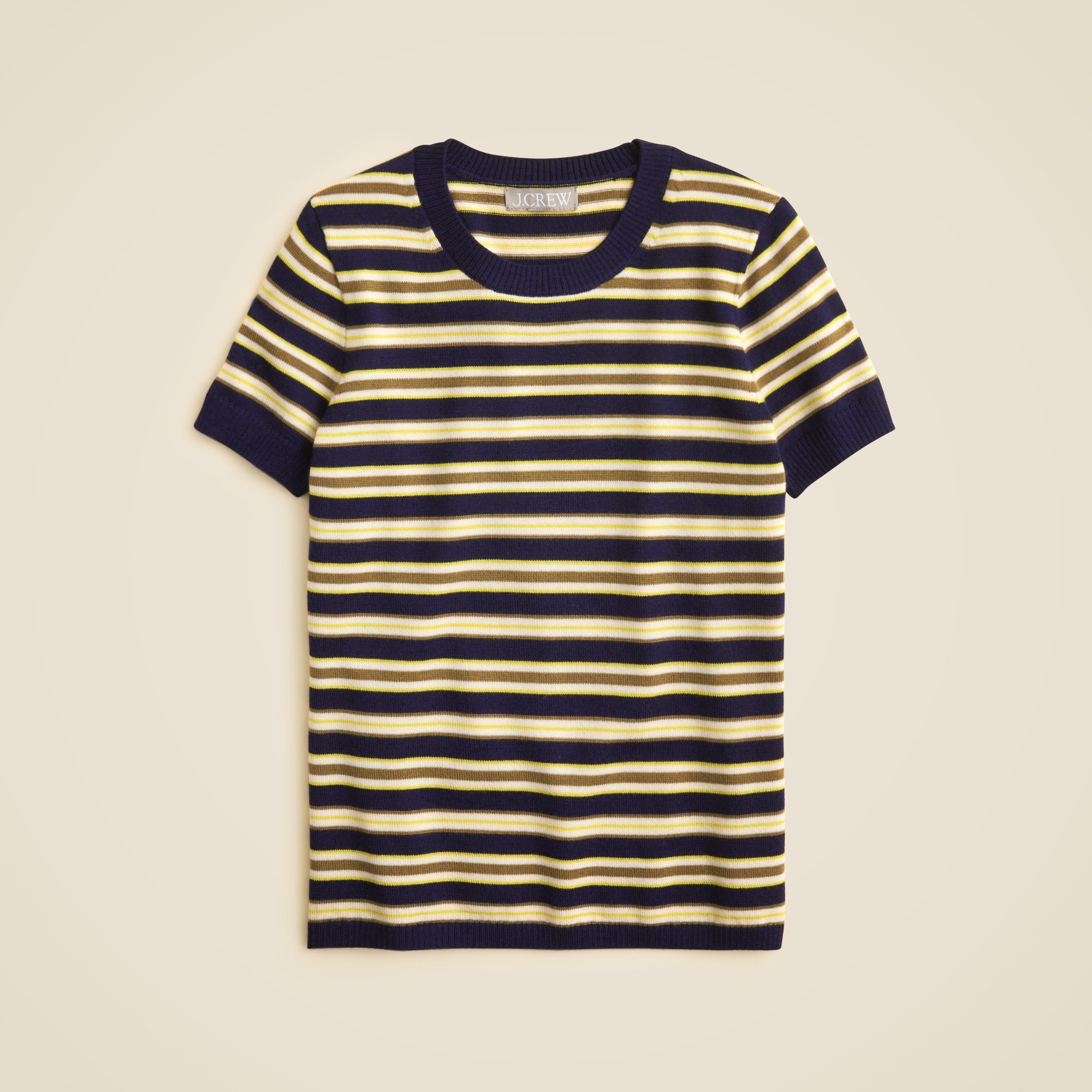 Carolyn Sweater-Tee in Striped Merino Wool